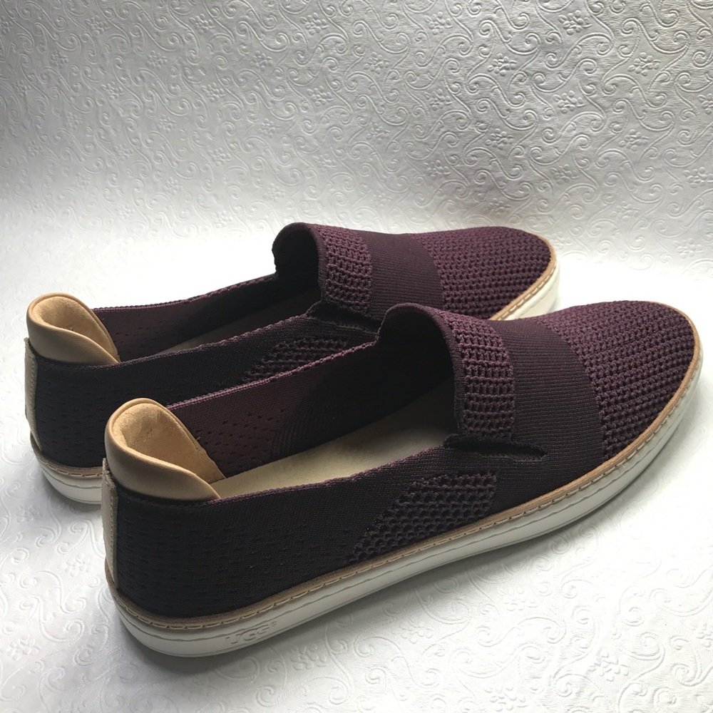 🆕UGG Sammy Leather/Knit slip on Comfort Sneaker - Picture 4 of 8